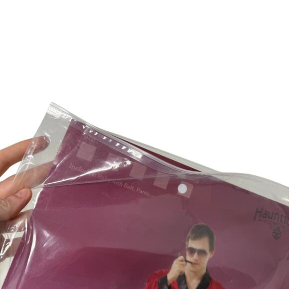 Men's Bunny Enthusiast Funny Halloween Costume Adult Luxury Robe Outfit XXL - Picture 4 of 4